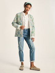 Joules Blakeney Relaxed Fit Paisley Cotton Quilted Jacket - Image 3 of 6