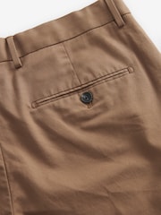 Tan Brown Slim Smart Textured Chino Trousers - Image 8 of 9