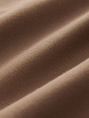 Tan Brown Slim Smart Textured Chino Trousers - Image 9 of 9