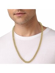 BOSS Gold Plated Jewellery Gents Chain For Him Curb Chain Necklace - Image 3 of 3