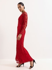 Phase Eight Red Petite Phoenix Dress - Image 6 of 7