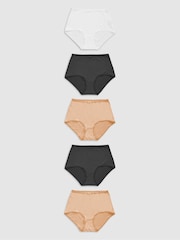 Praline/Nude - Mikrofaserslips, 5er-Pack - Image 1 of 9