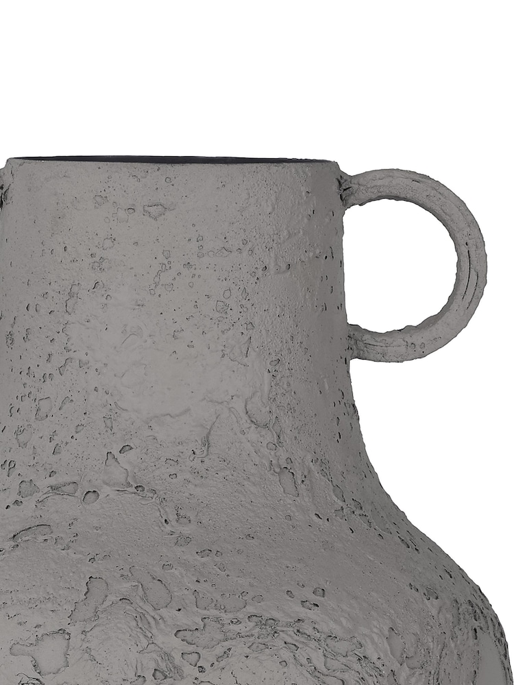 Libra Interiors Taupe Beige Alora Brown Textured Metal Vase Tall - Image 6 of 6 Libra Interiors Taupe Beige Alora Brown Textured Metal Vase Tall - Image 6 of 6