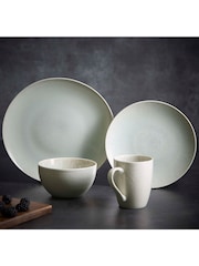 Barbary and Oak 16 Piece Stonerware Dinner Set - Larawan 1 ng 8