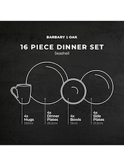 Barbary and Oak 16 Piece Stonerware Dinner Set - Larawan 6 ng 8