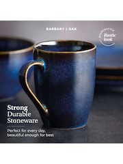 Barbary and Oak 16 Piece Stonerware Dinner Set - Larawan 4 ng 8