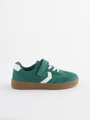 Green Touch Fastening Chevron Shoes - Image 2 of 5