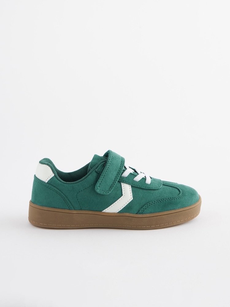 Green Touch Fastening Chevron Shoes - Image 2 of 5