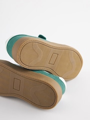 Green Touch Fastening Chevron Shoes - Image 4 of 5