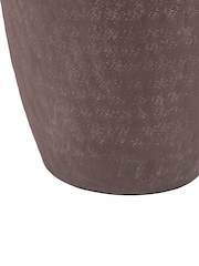 Libra Interiors Brown Samui Stonewash Tapered Planter - Image 6 of 6
