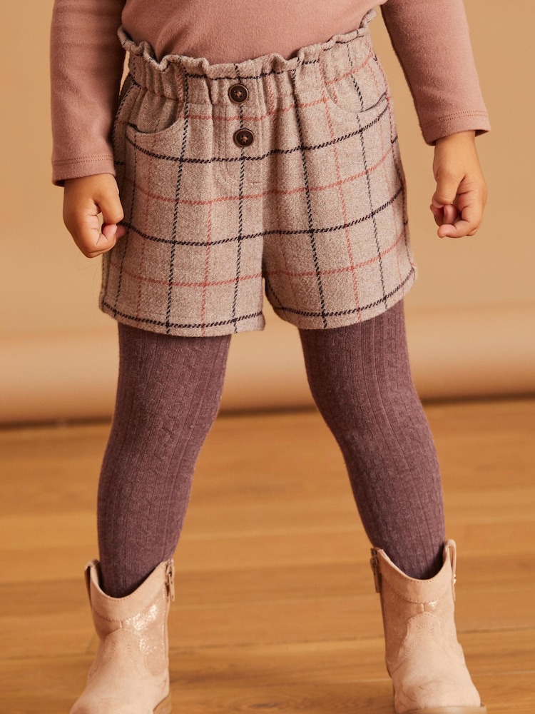 Braun Kariert - Set aus Shorts zum Überziehen und Strumpfhose (3 Monate bis 7 Jahre) - Bild 1 von 9 Braun Kariert - Set aus Shorts zum Überziehen und Strumpfhose (3 Monate bis 7 Jahre) - Bild 1 von 9