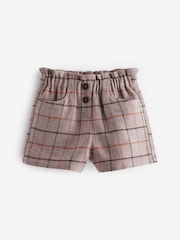 Brown Check Pull-on Shorts & Tights Set (3mths-7yrs) - Image 7 of 9