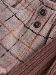 Brown Check Pull-on Shorts & Tights Set (3mths-7yrs) - Image 9 of 9