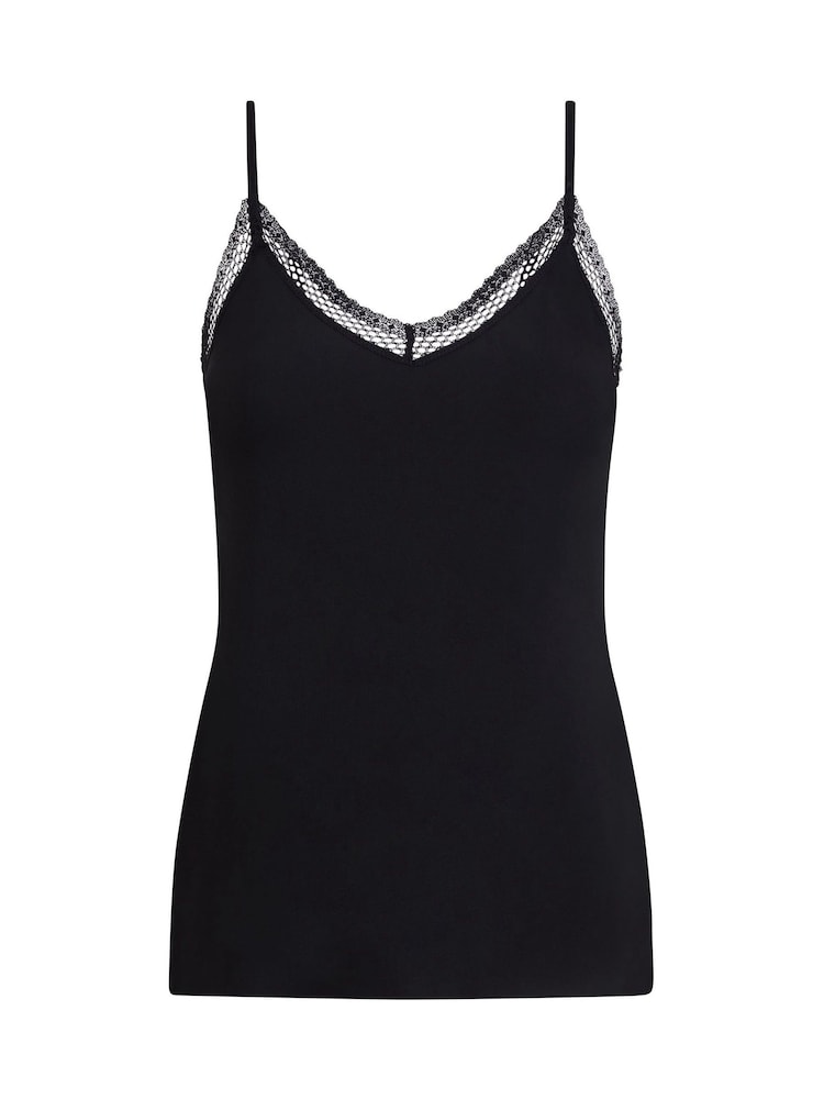 Chantelle Black Cozy Chic Seamless Camisole - Image 4 of 4 Chantelle Black Cozy Chic Seamless Camisole - Image 4 of 4
