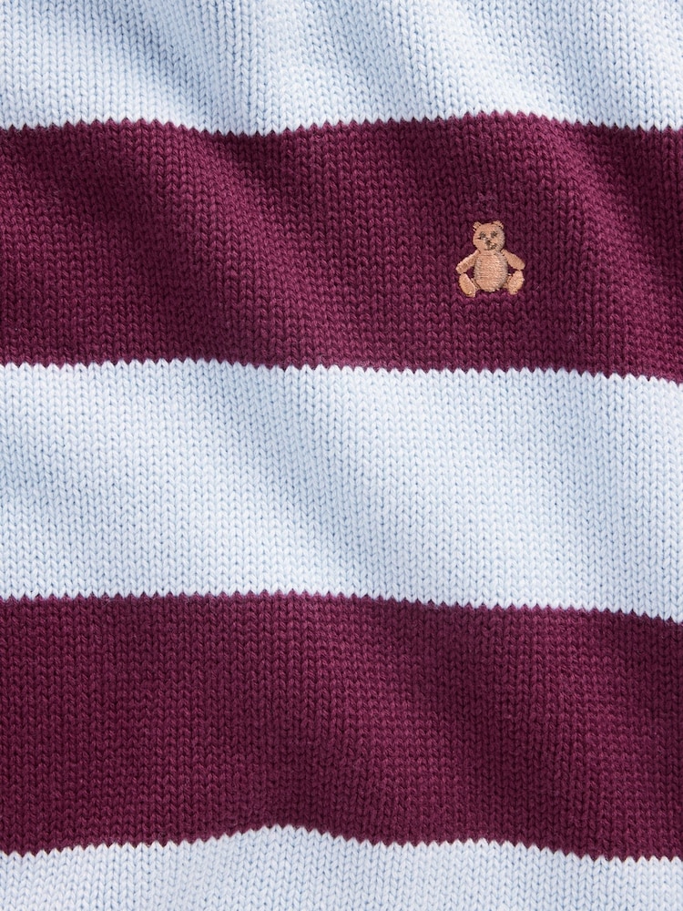 Gap Blue/Burgundy Stripe Oversized Sweater (4-13yrs) - Image 5 of 5 Gap Blue/Burgundy Stripe Oversized Sweater (4-13yrs) - Image 5 of 5