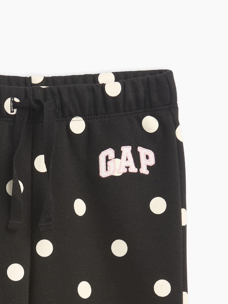 Gap Black Polka Dot Pull On Logo Joggers (6mths-5yrs) - Image 3 of 3 Gap Black Polka Dot Pull On Logo Joggers (6mths-5yrs) - Image 3 of 3