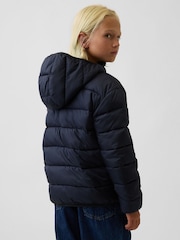 Gap Navy Lightweight Puffer Coat (4-13yrs) - Image 2 of 3