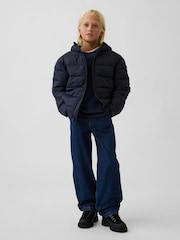Gap Navy Lightweight Puffer Coat (4-13yrs) - Image 3 of 3