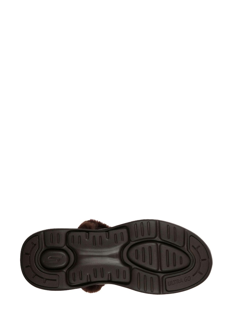 Skechers Chocolate Brown Go Walk Artch Fit Cherish Womens Boots - Image 5 of 5