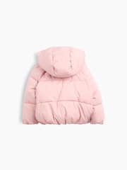 Gap Pink Hooded Puffer Jacket - Image 2 of 2