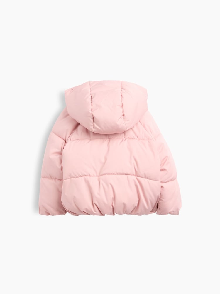 Gap Pink Hooded Puffer Jacket - Image 2 of 2