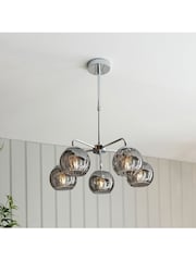 Gallery Home Chrome Dilan 5 Bulb Pendant - Image 1 of 3