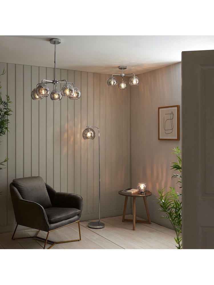 Gallery Home Chrome Dilan 5 Bulb Pendant - Image 2 of 3