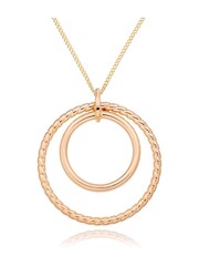 Beaverbrooks 9ct Gold Circle Pendant - Image 1 of 3
