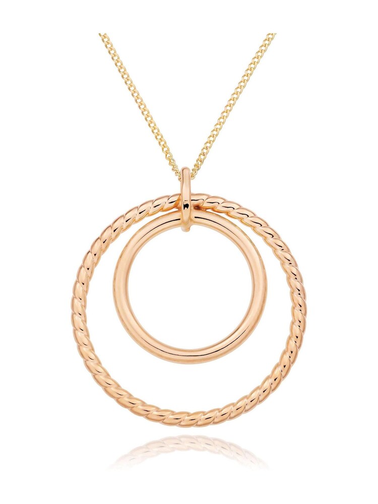 Beaverbrooks 9ct Gold Circle Pendant - Image 1 of 3