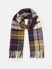 Joules Langtree Green & Pink Scarf - Image 3 of 4