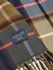 Joules Langtree Green & Pink Scarf - Image 4 of 4