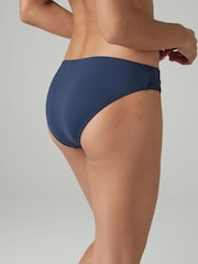 Blue High Leg Bikini Bottoms - Image 2 of 4