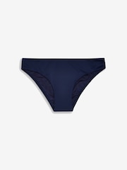 Blue High Leg Bikini Bottoms - Image 4 of 4