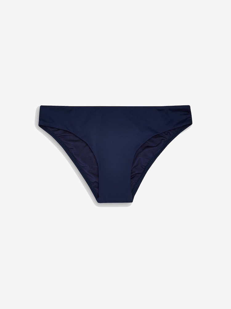 Blue High Leg Bikini Bottoms - Image 4 of 4