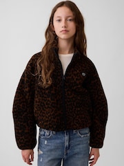 Gap Sherpa Relaxed Zip-Up Fleece (4-13yrs) - Bild 1 von 6