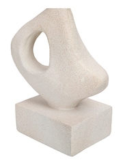 Libra Interiors White Aven Stacked Organic Forms Sculpture - Image 6 of 6