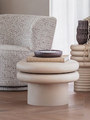 Libra Interiors Cream Palais Coffee Table - Image 1 of 6
