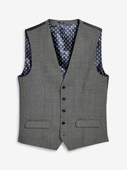 Grey Signature Empire Mills 100% Wool Birdseye Suit Waistcoat - Image 8 of 9