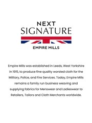 Grey Signature Empire Mills 100% Wool Birdseye Suit Waistcoat - Image 9 of 9