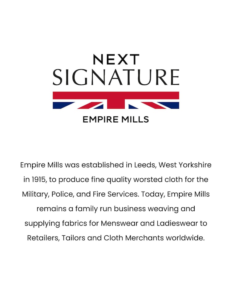Grey Signature Empire Mills 100% Wool Birdseye Suit Waistcoat - Image 9 of 9