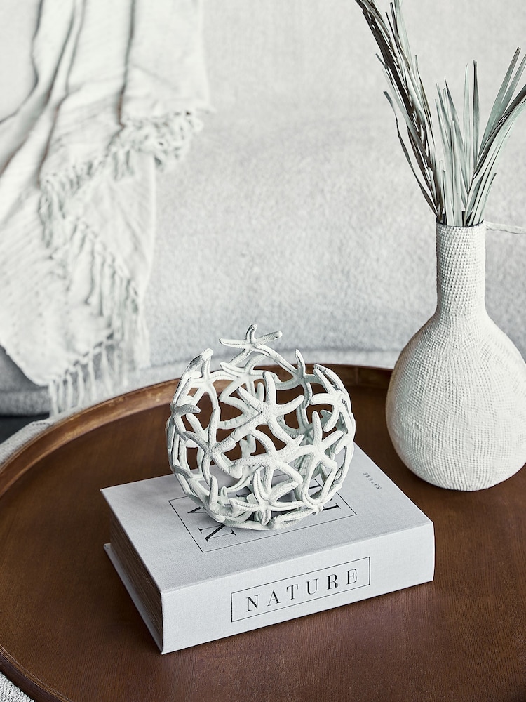 Libra Interiors Beige Seaside Starfish Beige Stonewash Deep Bowl - Image 1 of 6