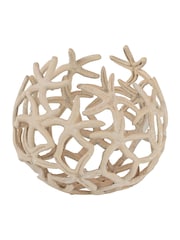 Libra Interiors Beige Seaside Starfish Beige Stonewash Deep Bowl - Image 3 of 6