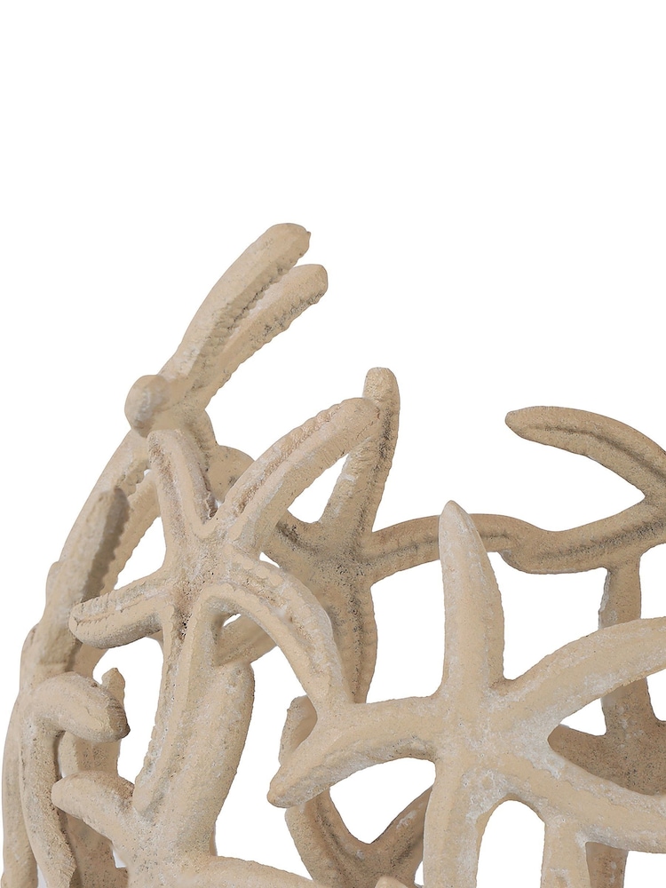 Libra Interiors Beige Seaside Starfish Beige Stonewash Deep Bowl - Image 6 of 6
