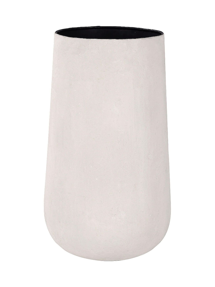 Libra Interiors Cream Terrane Textured Tall Planter - Image 2 of 6 Libra Interiors Cream Terrane Textured Tall Planter - Image 2 of 6