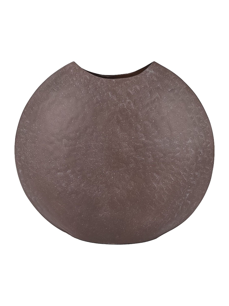 Libra Interiors Brown Samui Brown Stonewash Moon Vase - Image 2 of 7 Libra Interiors Brown Samui Brown Stonewash Moon Vase - Image 2 of 7