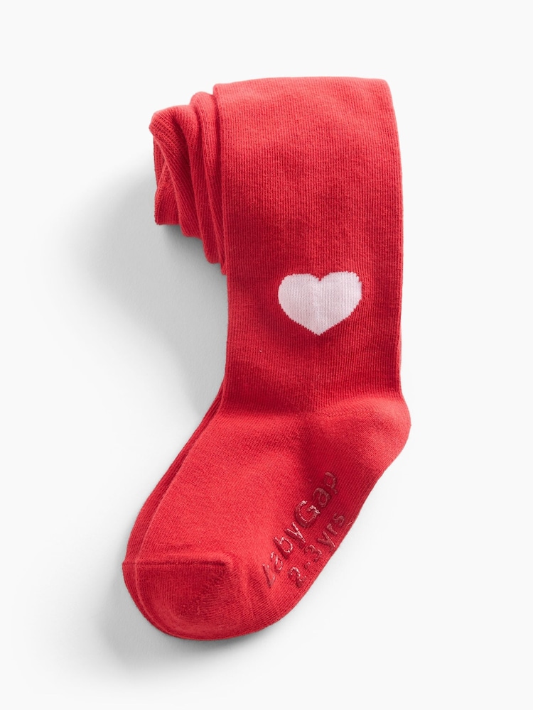 Gap Red Heart Tights - Image 1 of 2