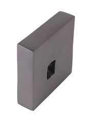 Libra Interiors Set of 2 Grey Geo Antique Lead Aluminium Bookends - Image 5 of 6