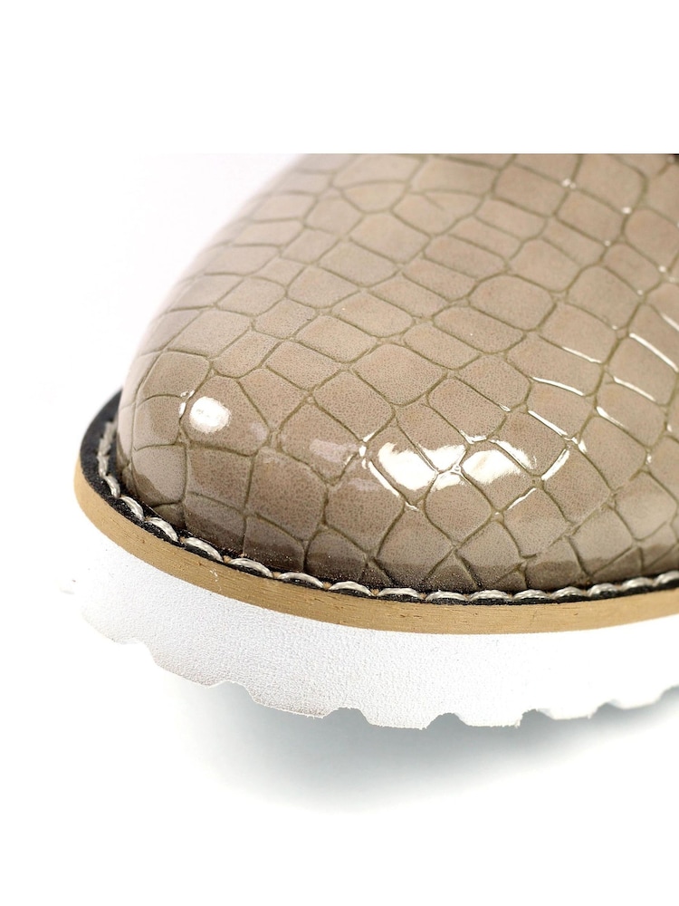 Lunar Croft Croc Lace Up Shoes - Image 8 of 8