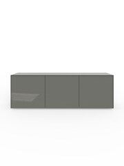 Frank Olsen Grey Smart LED Large TV Stand - Image 9 of 10