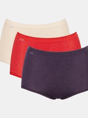 Sloggi Basic Maxi Briefs 3 Pack - Image 1 of 2